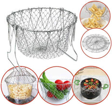 Stainless Steel Foldable Frying Basket