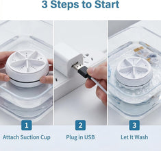 Portable Mini Ultrasonic Washing Machine