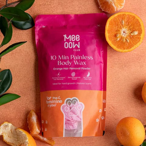 4-in-1 Orange Body Hair Removal Powder Mask for Women & Men
